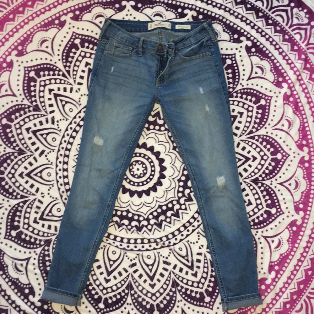 Hollister light washed denim